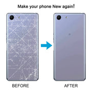 For Sony Xperia Ace Original Battery Back Cover with Camera Lens Cover(Purple)