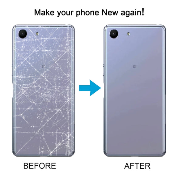 For Sony Xperia Ace Original Battery Back Cover with Camera Lens Cover(Purple)