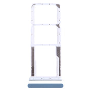 For Xiaomi Poco M4 Pro SIM Card Tray + SIM Card Tray + Micro SD Card Tray (Baby Blue)
