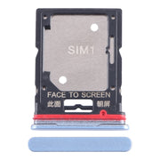 For Xiaomi Redmi Note 11T Pro+ SIM Card Tray + SIM Card Tray / Micro SD Card Tray (Blue)