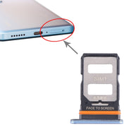 For Xiaomi Redmi Note 12 Pro+ 5G SIM Card Tray + SIM Card Tray (Blue)