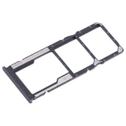 For Xiaomi Redmi 12C SIM Card Tray + SIM Card Tray + Micro SD Card Tray (Black)