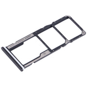 For Xiaomi Redmi A2 SIM Card Tray + SIM Card Tray + Micro SD Card Tray (Black)