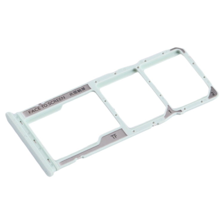 For Xiaomi Redmi A2 SIM Card Tray + SIM Card Tray + Micro SD Card Tray (Green)