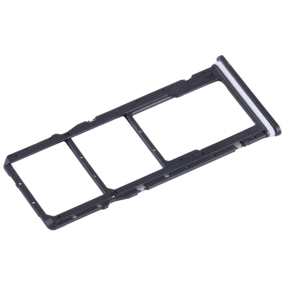 For Xiaomi Poco  C51 SIM Card Tray + SIM Card Tray + Micro SD Card Tray (Black)