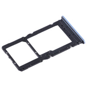 For Xiaomi Redmi 12 5G SIM Card Tray + SIM Card Tray / Micro SD Card Tray (Blue)