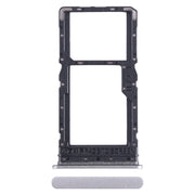 For Xiaomi Redmi 12 5G SIM Card Tray + SIM Card Tray / Micro SD Card Tray (Silver)