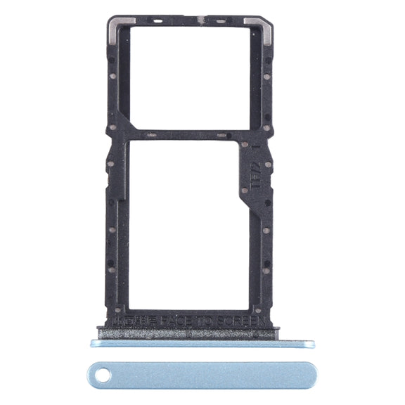 For Xiaomi Note 13 SIM Card Tray + SIM / Micro SD Card Tray (Blue)