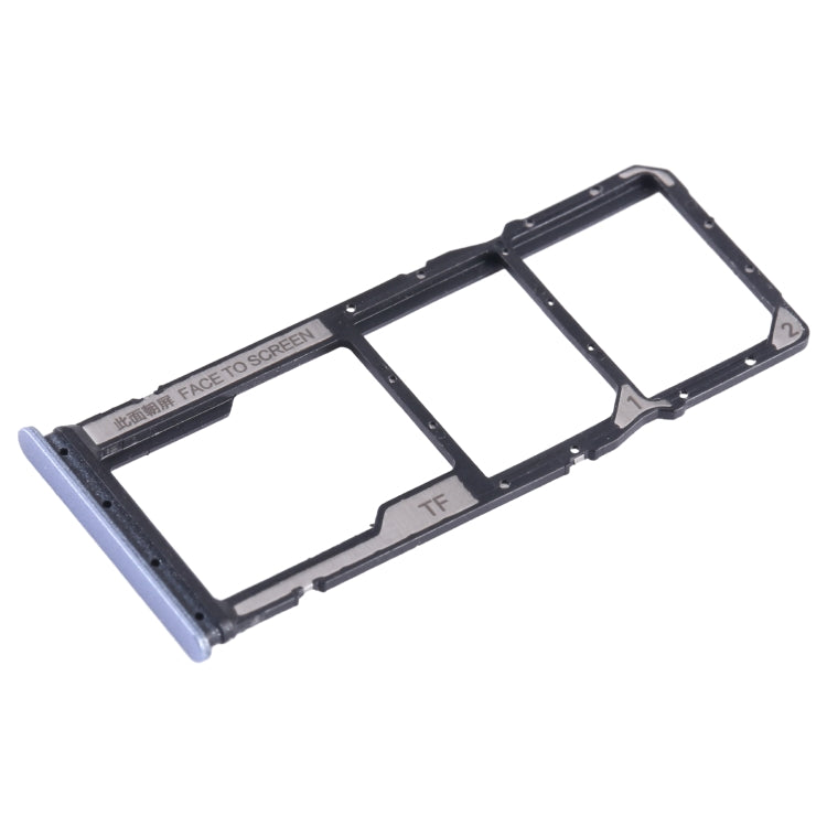 For Xiaomi Redmi 13C SIM Card Tray + SIM Card Tray + Micro SD Card Tray (Purple)