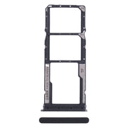 For Xiaomi Poco C65 SIM Card Tray + SIM Card Tray + Micro SD Card Tray (Black)