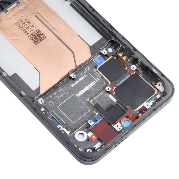 For Xiaomi 14 Pro Original Front Housing LCD Frame Bezel Plate (Black)