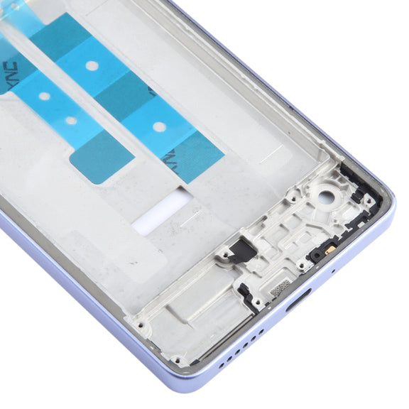 For Xiaomi Redmi Note 13 Pro 4G Original Front Housing LCD Frame Bezel Plate (Purple)