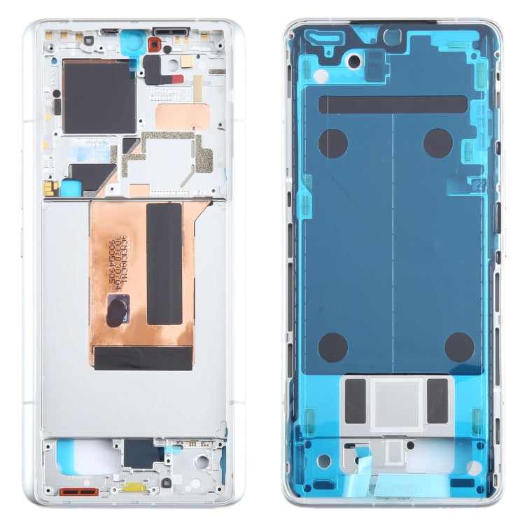 For Xiaomi 13 Ultra Original Front Housing LCD Frame Bezel Plate (Silver)