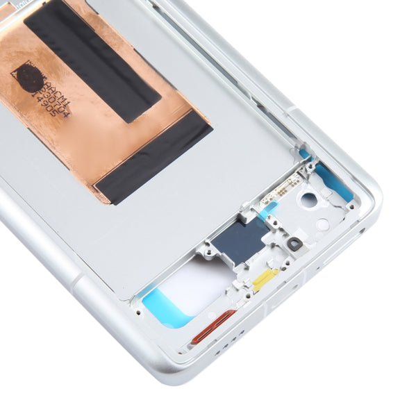 For Xiaomi 13 Ultra Original Front Housing LCD Frame Bezel Plate (Silver)