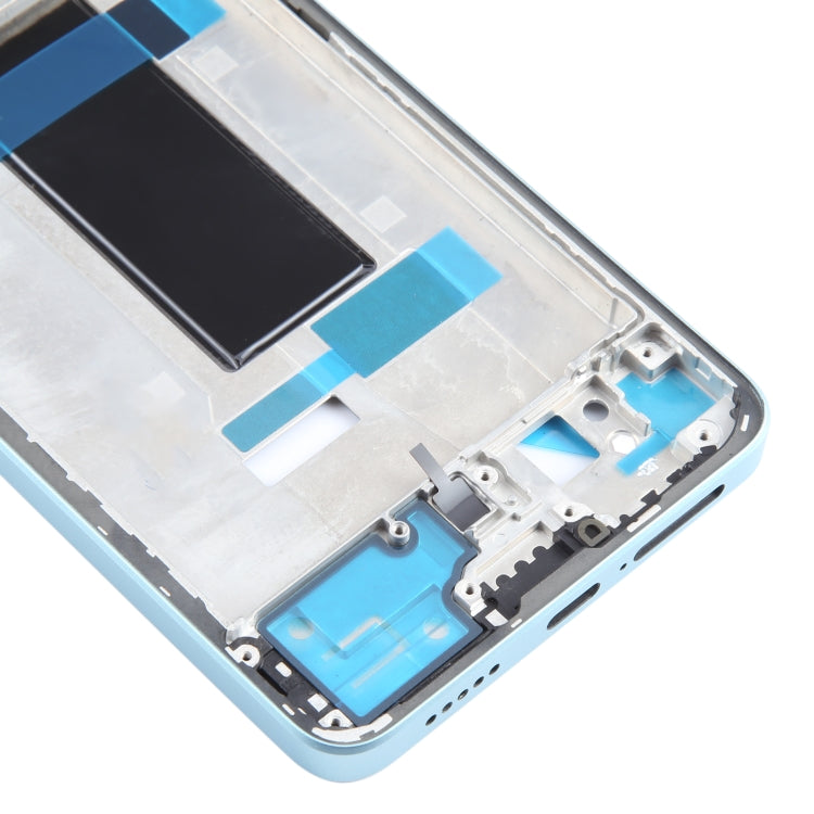 For Xiaomi Redmi Note 13 Pro 5G Original Front Housing LCD Frame Bezel Plate (Blue)