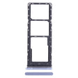 For Tecno Pova 2 SIM Card Tray + SIM Card Tray + Micro SD Card Tray (Baby Blue) - Card Tray by PMC TechLife | Online Shopping South Africa | PMC TechLife