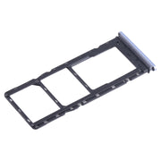 For Tecno Pova 2 SIM Card Tray + SIM Card Tray + Micro SD Card Tray (Baby Blue)
