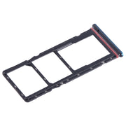 For Tecno Spark 8 SIM Card Tray + SIM Card Tray + Micro SD Card Tray (Green)