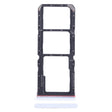 For Tecno Spark 10 Pro KI7 SIM Card Tray + SIM Card Tray + Micro SD Card Tray (White) - Card Tray by PMC TechLife | Online Shopping South Africa | PMC TechLife