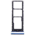 For Tecno Spark 10 SIM Card Tray + SIM Card Tray + Micro SD Card Tray (Blue) - Card Tray by PMC TechLife | Online Shopping South Africa | PMC TechLife | Buy Now Pay Later Mobicred
