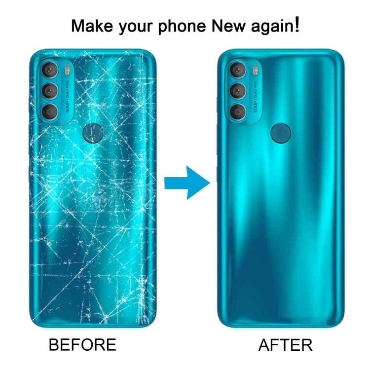 For Motorola Moto G71 5G Original Battery Back Cover (Blue)