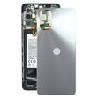 For Motorola Moto E32 Original Battery Back Cover(Silver) - Back Cover by PMC TechLife | Online Shopping South Africa | PMC TechLife