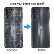 For Motorola Moto G52 Original Battery Back Cover(Grey)