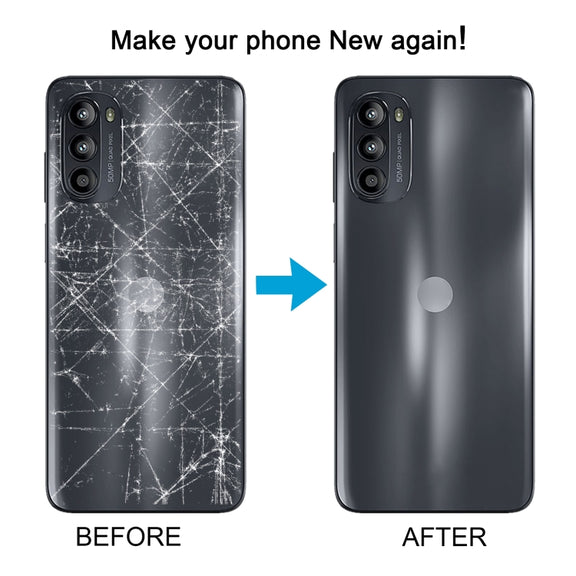 For Motorola Moto G52 Original Battery Back Cover(Grey)