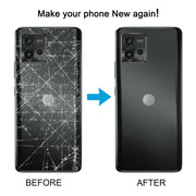 For Motorola Moto G72 Original Battery Back Cover(Black)
