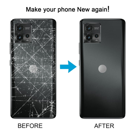 For Motorola Moto G72 Original Battery Back Cover(Black)