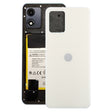 For Motorola Moto E13 Original Battery Back Cover(White) - Back Cover by PMC TechLife | Online Shopping South Africa | PMC TechLife