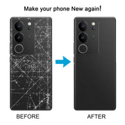 For vivo V29 Original Battery Back Cover with Camera Lens Cover(Blue)
