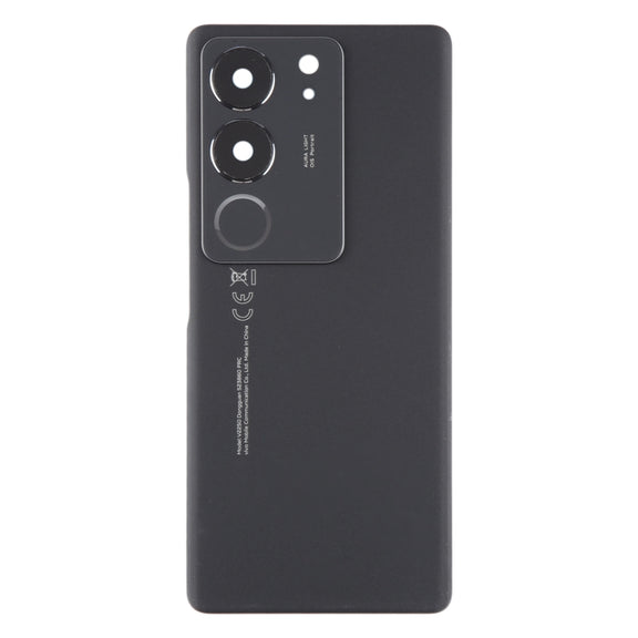 For vivo V29 Pro Original Battery Back Cover with Camera Lens Cover(Black)