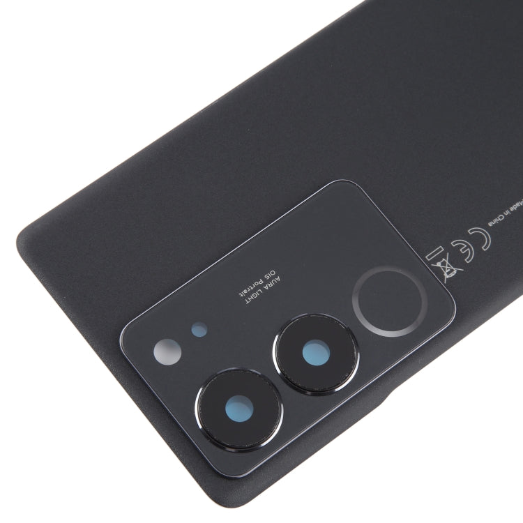 For vivo V29 Pro Original Battery Back Cover with Camera Lens Cover(Black)