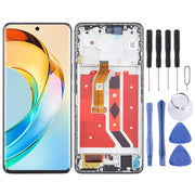 For Honor X50 Original LCD Screen Digitizer Full Assembly with Frame (Black)