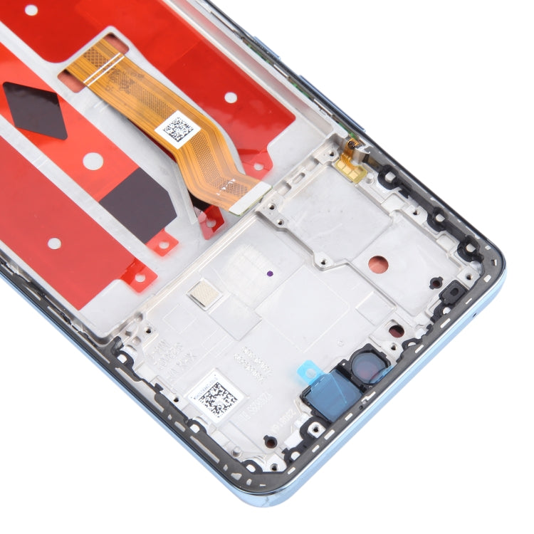 For Honor X50 Original LCD Screen Digitizer Full Assembly with Frame (Blue)