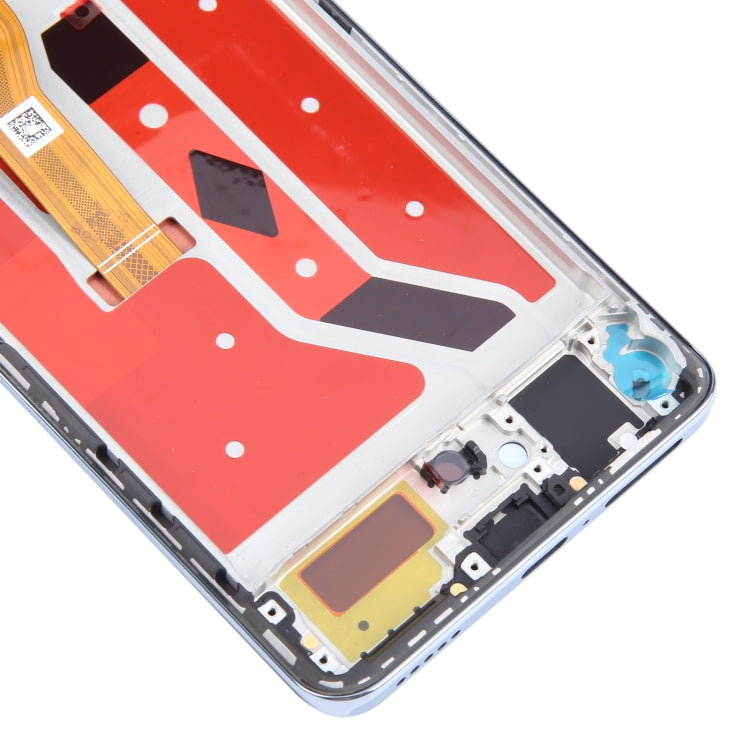 For Honor Magic6 Lite Original LCD Screen Digitizer Full Assembly with Frame (Silver)