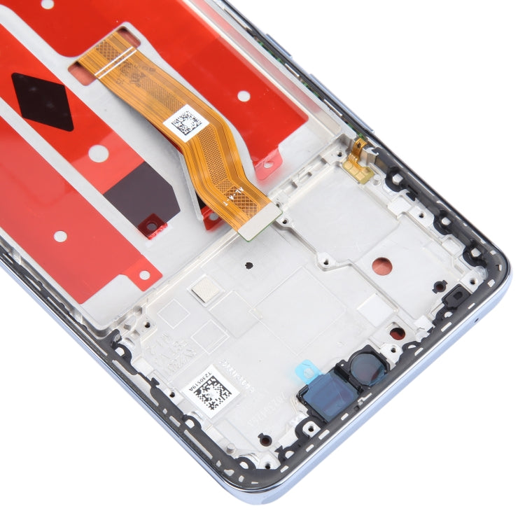 For Honor Magic6 Lite Original LCD Screen Digitizer Full Assembly with Frame (Silver)