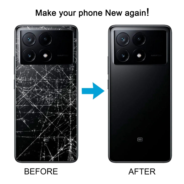 For Xiaomi Poco X6 Original Battery Back Cover(Black)