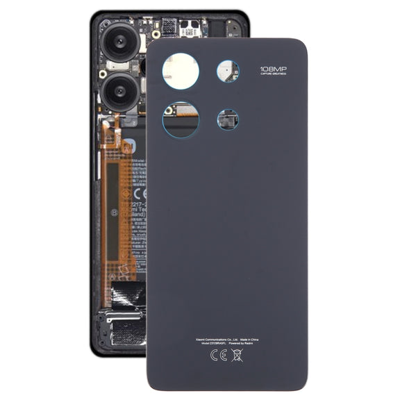 For Xiaomi Redmi Note 13 4G Original Battery Back Cover(Black)