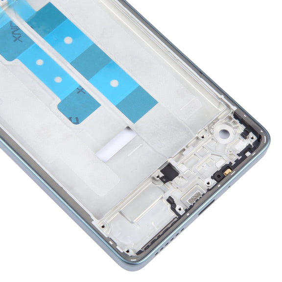 For Xiaomi Poco M6 Pro 4G Original Front Housing LCD Frame Bezel Plate (Blue)