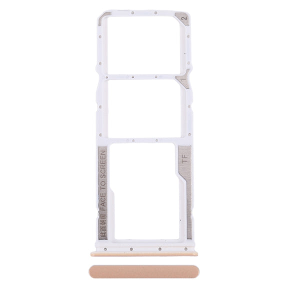 For Xiaomi Redmi Note 12 4G SIM Card Tray + SIM Card Tray + Micro SD Card Tray (Pink)