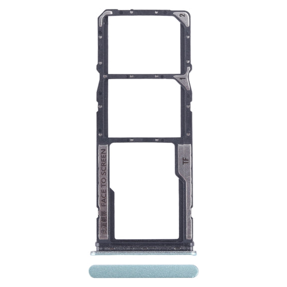 For Xiaomi Redmi Note 12 4G SIM Card Tray + SIM Card Tray + Micro SD Card Tray (Green)