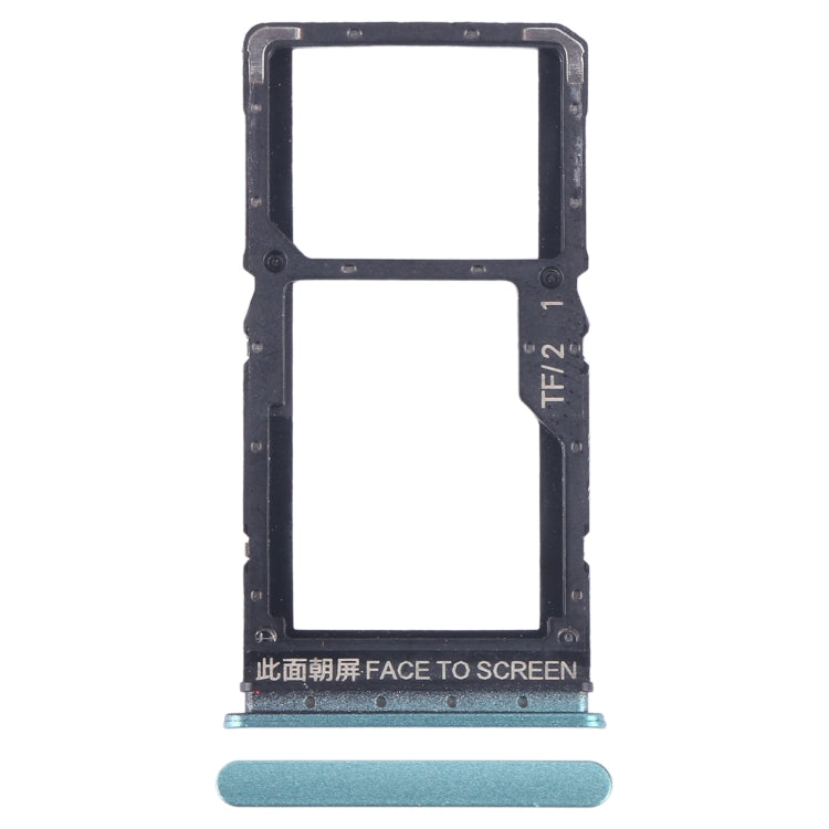 For Xiaomi Redmi Note 12 5G SIM Card Tray + SIM / Micro SD Card Tray (Green)