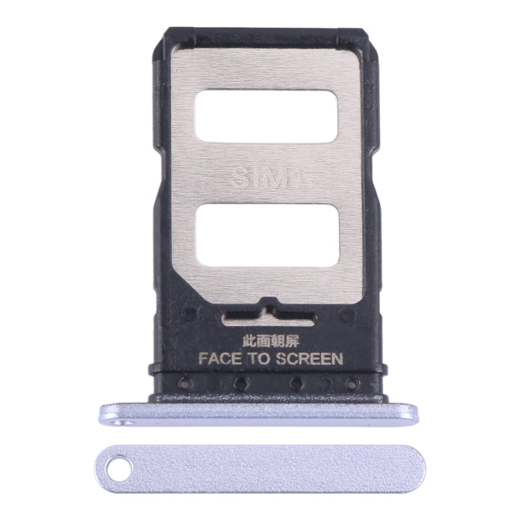 For Xiaomi Redmi Note 13 Pro+ SIM Card Tray + SIM Card Tray (Purple)