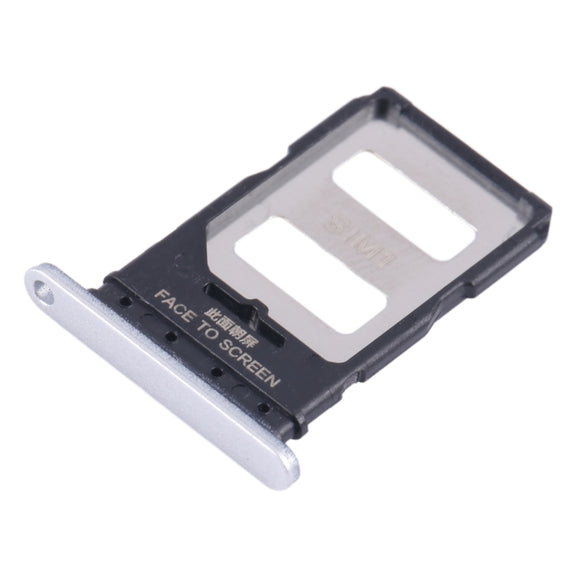 For Xiaomi Redmi Note 13 Pro+ SIM Card Tray + SIM Card Tray (Silver)