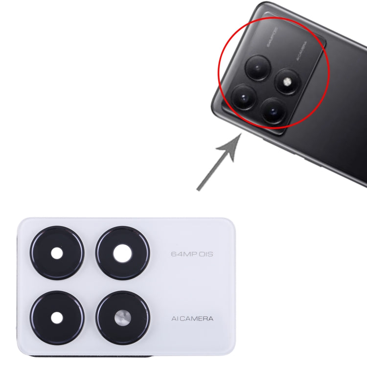 For Xiaomi Redmi K70E Camera Lens Cover (White)