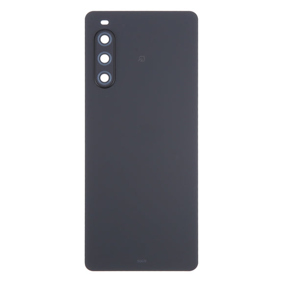 For Sony Xperia 10 V Original Battery Back Cover with Camera Lens Cover(Black)