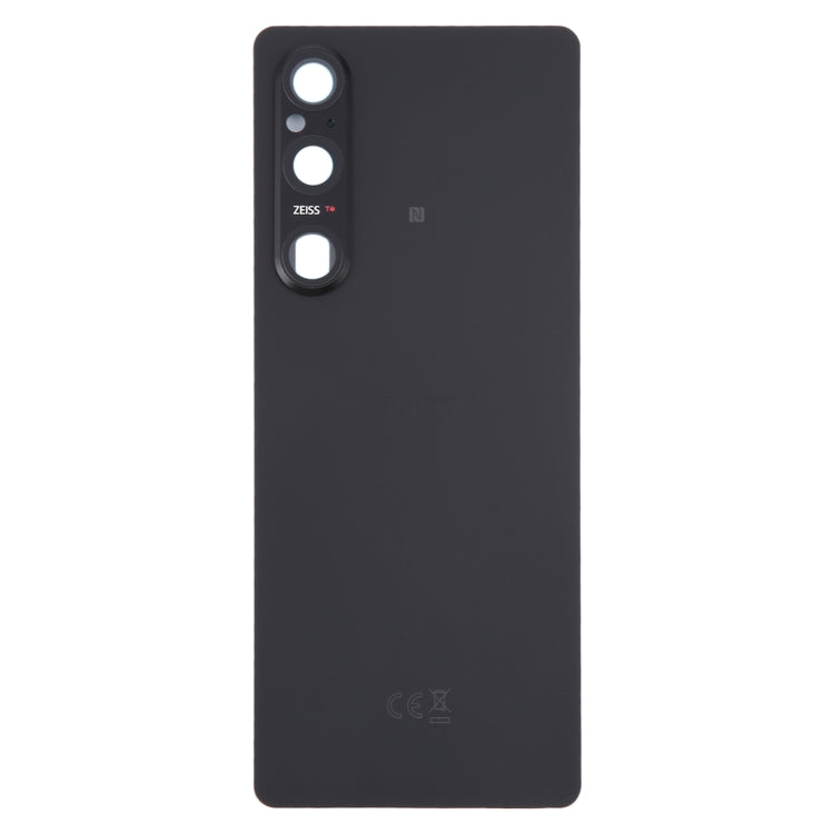 For Sony Xperia 1 V Original Battery Back Cover with Camera Lens Cover(Black)