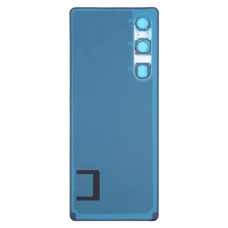 For Sony Xperia 1 V Original Battery Back Cover with Camera Lens Cover(Green)